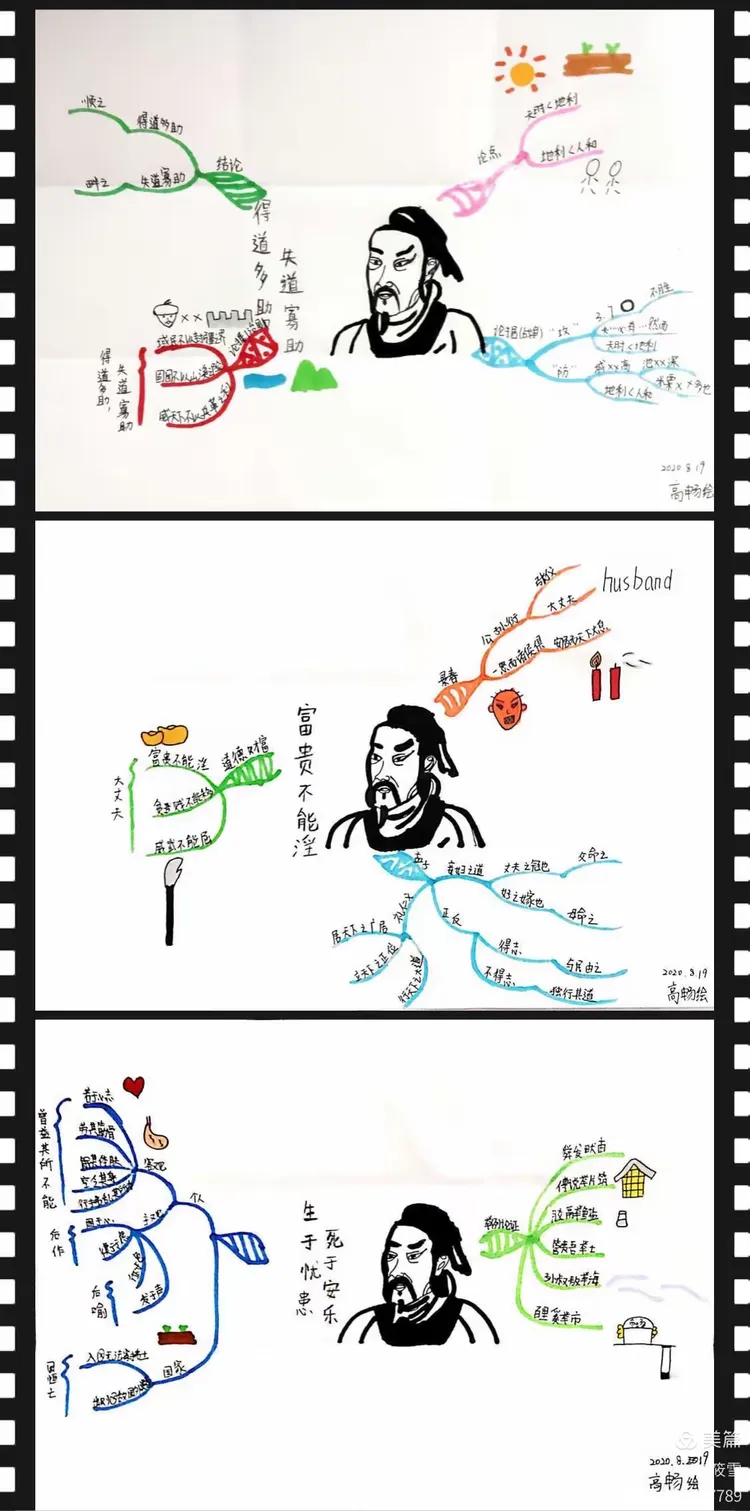 《孟子三章》思维导图